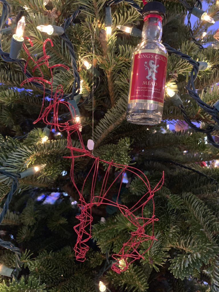 Wire Reindeer Ornament
